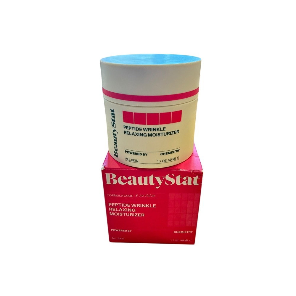 BeautyStat Peptide‎ Wrinkle Relaxing Moisturizer 1.7 oz 50ml READ
